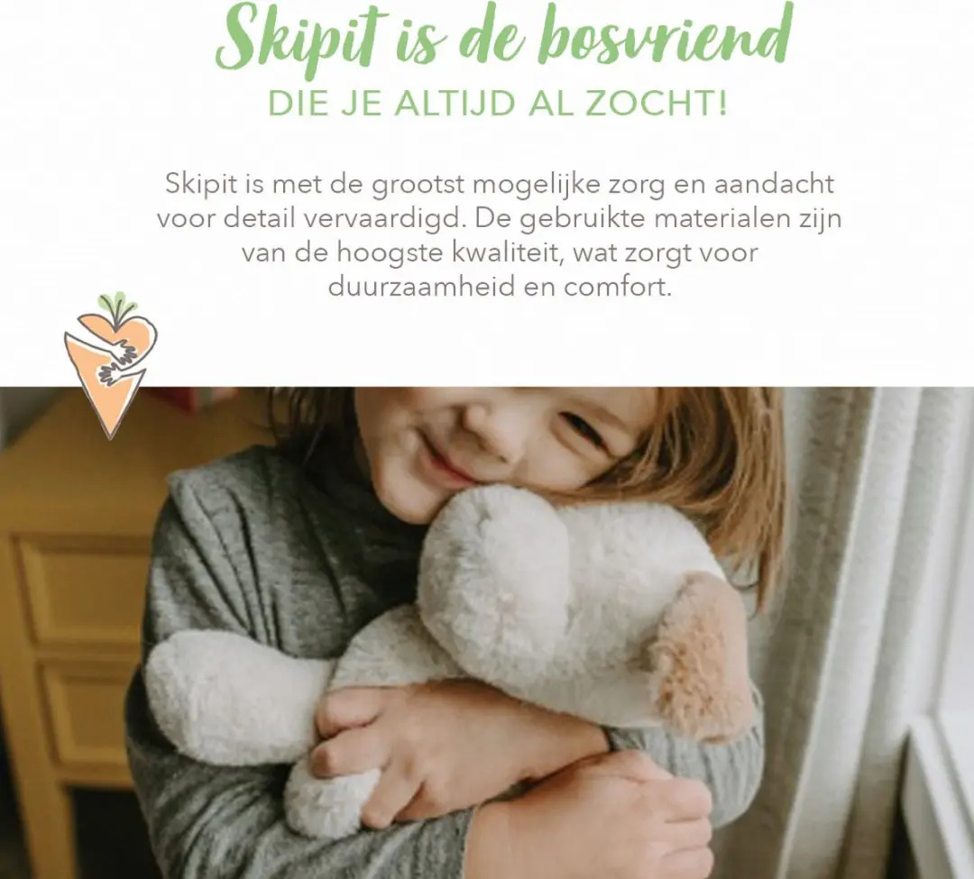 Bunnies By The Bay Skipit de Hond Knuffel 30cm - Beige