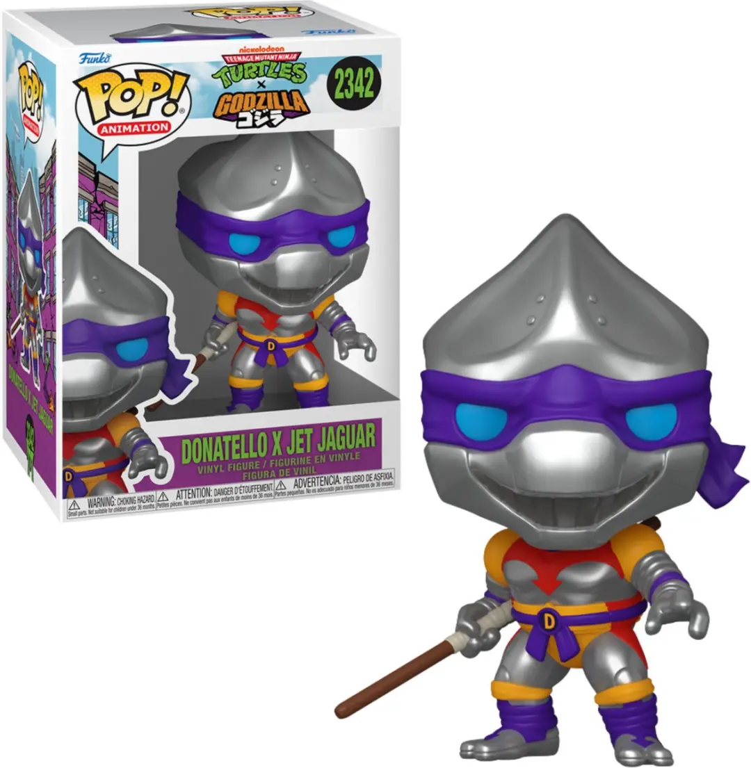 Funko Teenage Mutant Ninja Turtles x Godzilla POP! Donatello x Jet Jaguar FK9058