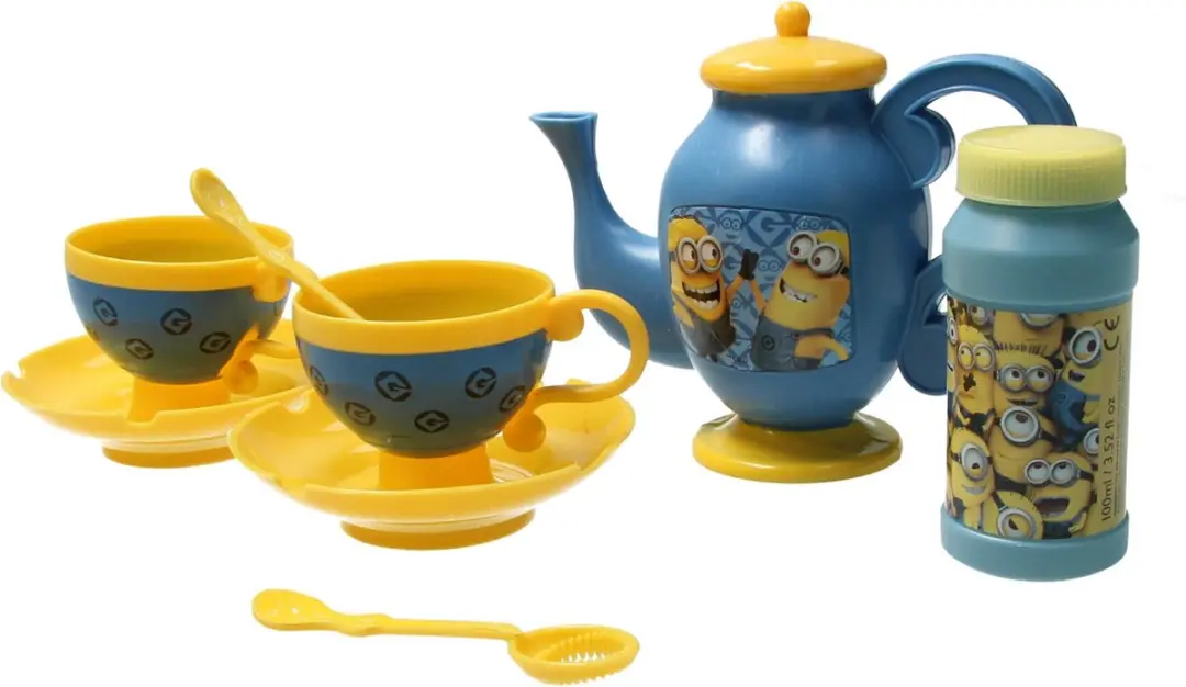 Minions Bellenblaas Theeset MIN8-3141 - Geel/Blauw