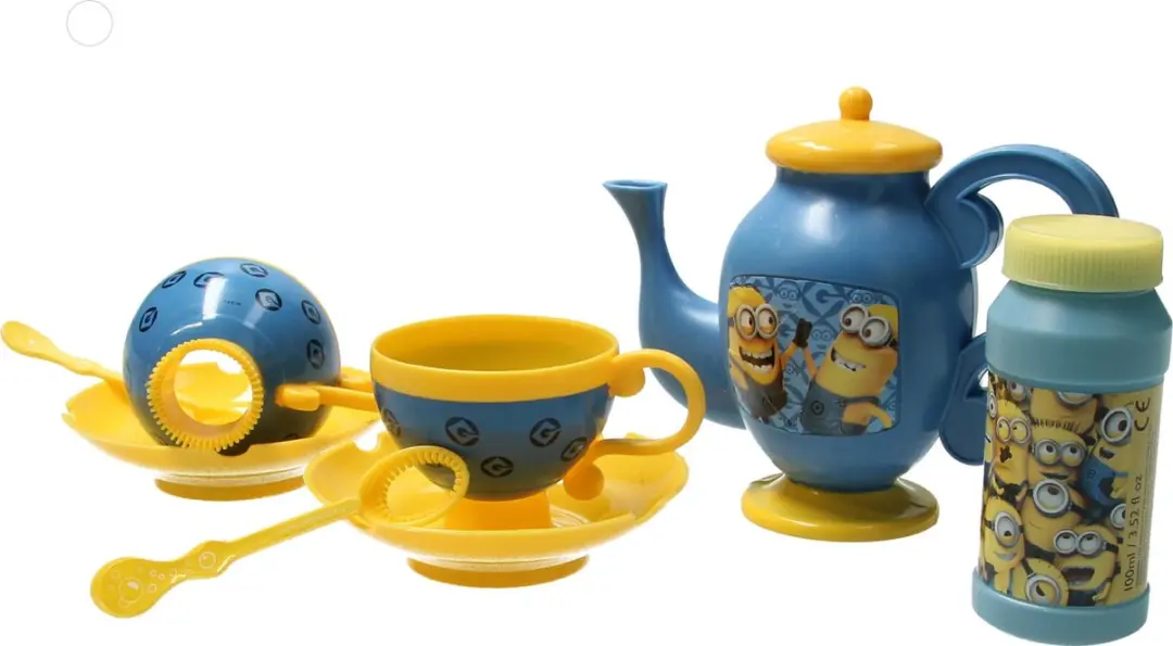 Minions Bellenblaas Theeset MIN8-3141 - Geel/Blauw