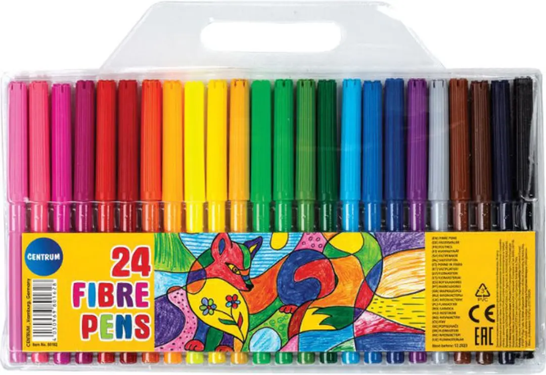 Centrum Viltstiften Multicolor - 24 Stuks
