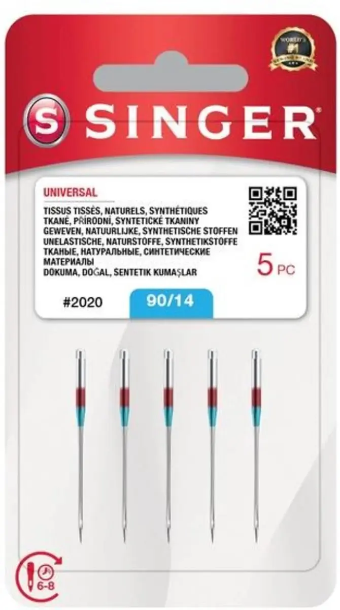 Singer Universal 2020 90 Naalden - 5 Stuks