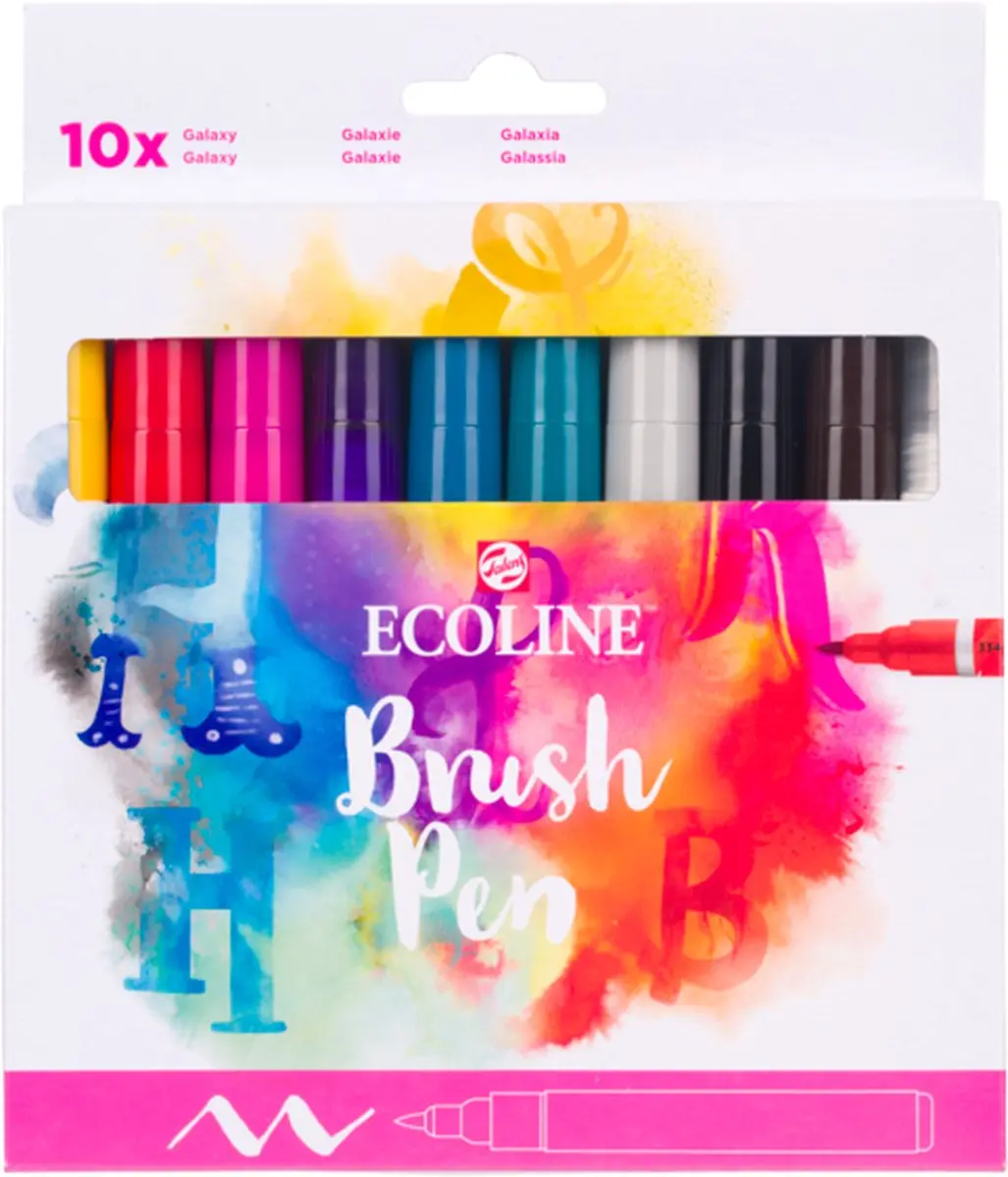 Ecoline Brush Pen Set 10 Stuks