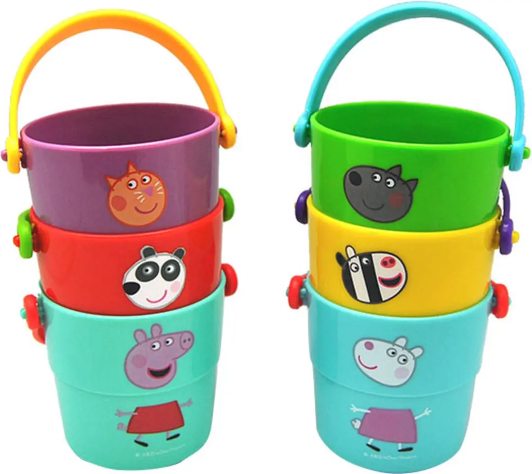 Peppa Pig Stapelemmers PP17095 - 6 Stuks - Multi Colour
