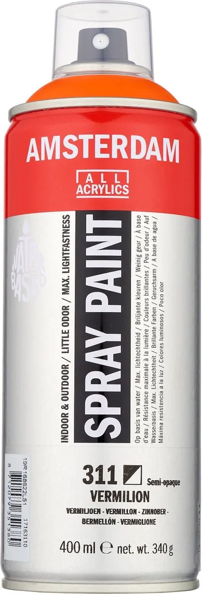 Amsterdam Spraypaint Vermiljoen 400ml