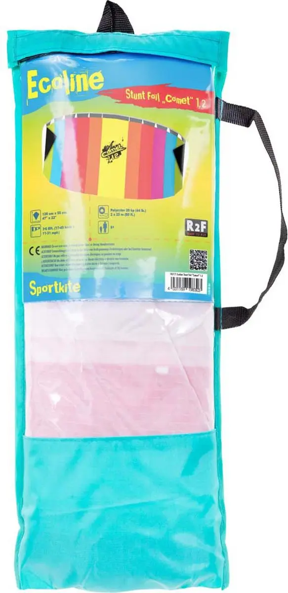 Ecoline Comet Rainbow Vlieger - 2 Lijnen - afbeelding 6 van 6