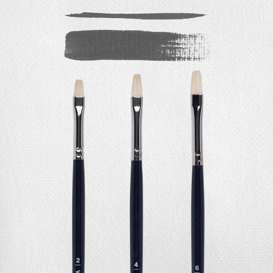 Van Gogh Serie 210 Olie & Acrylverf Penselen Set 3 Stuks