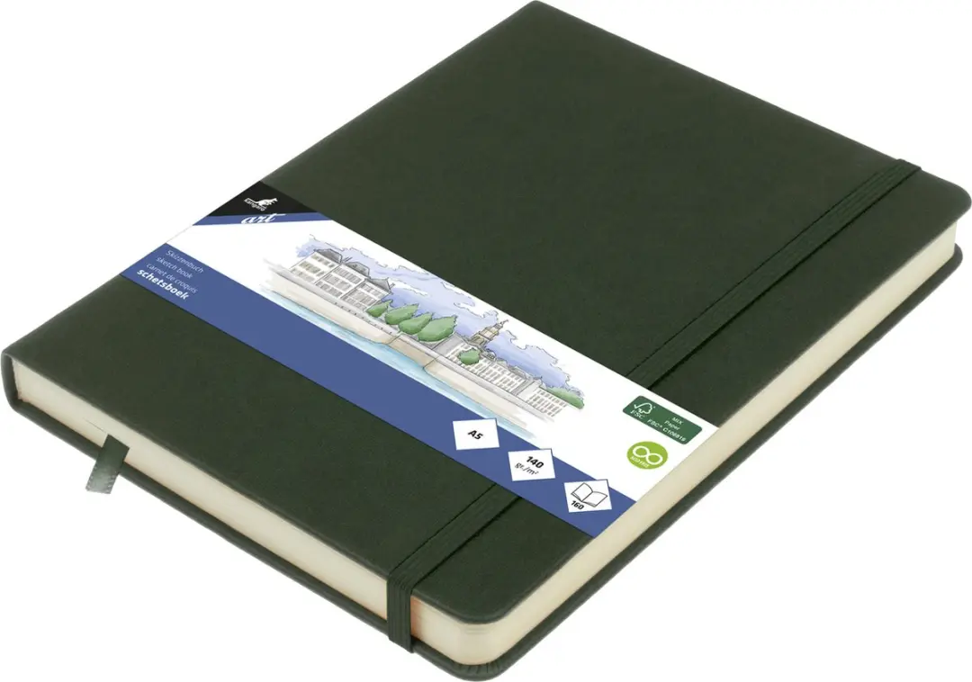 Kangaro Schetsboek A5 Forest Green K-861228
