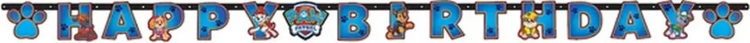 PAW Patrol Letter Slinger 180x13,7cm - Blauw