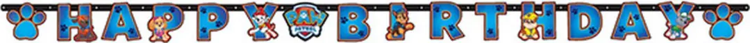PAW Patrol Letter Slinger 180x13,7cm - Blauw - afbeelding 6 van 6