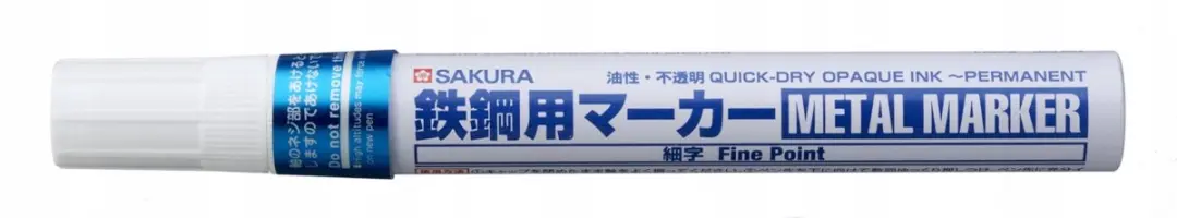 Sakura Metaal Marker Fijn Helder Blauw