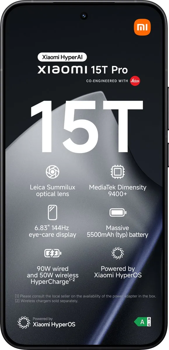 Xiaomi 15T Pro O12U Smartphone - 12GB/512GB - Zwart