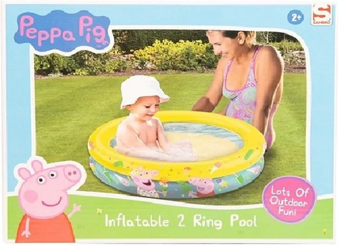 Peppa Pig Opblaasbaar Zwembad - Ø60cm - Multicolor