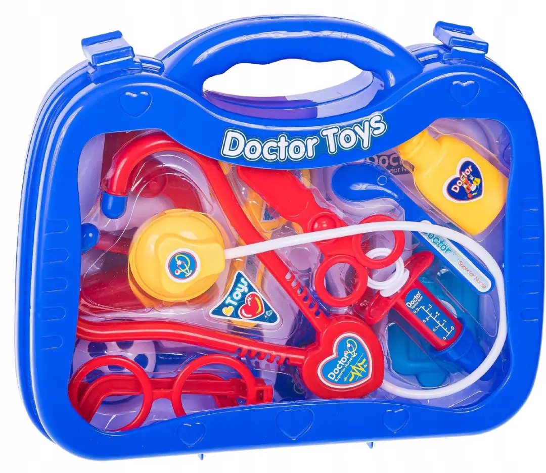 BK Kleine Dokter Kit 8038 - Speelset - Blauw/Rood/Geel - afbeelding 6 van 6