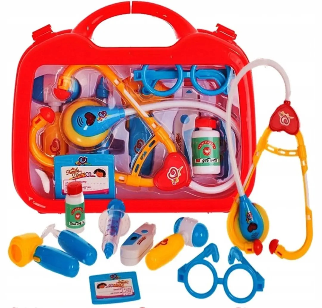 BK Kleine Dokter Kit 8038 - Speelset - Blauw/Rood/Geel