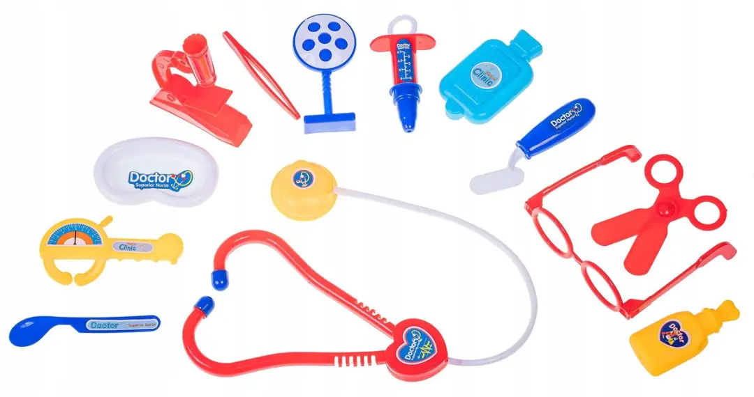 BK Kleine Dokter Kit 8038 - Speelset - Blauw/Rood/Geel