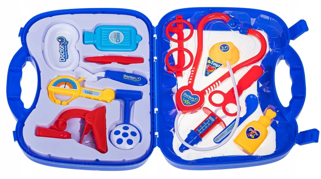 BK Kleine Dokter Kit 8038 - Speelset - Blauw/Rood/Geel