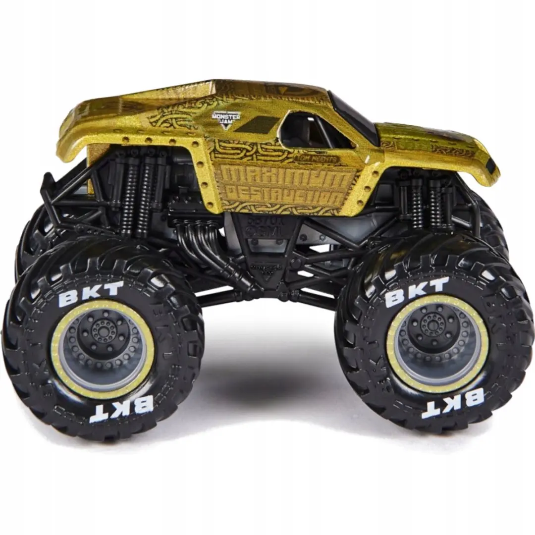 Spin Master Monster Jam Maximale Vernietiging 1:64 Speelgoedauto - Goud/Zwart