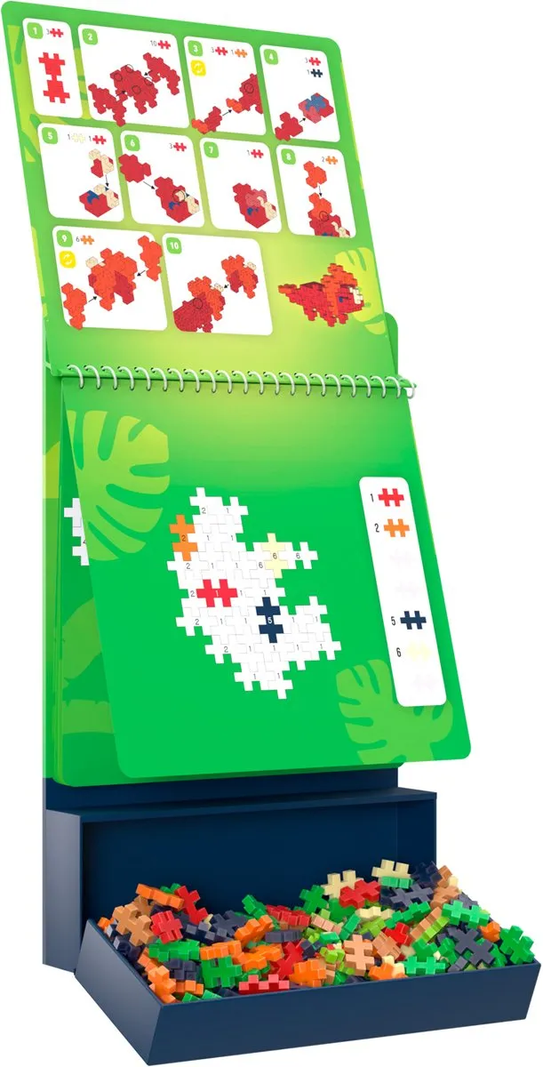 Plus-Plus Activity Pad Dinosaurs 4347 - 125 Stukken