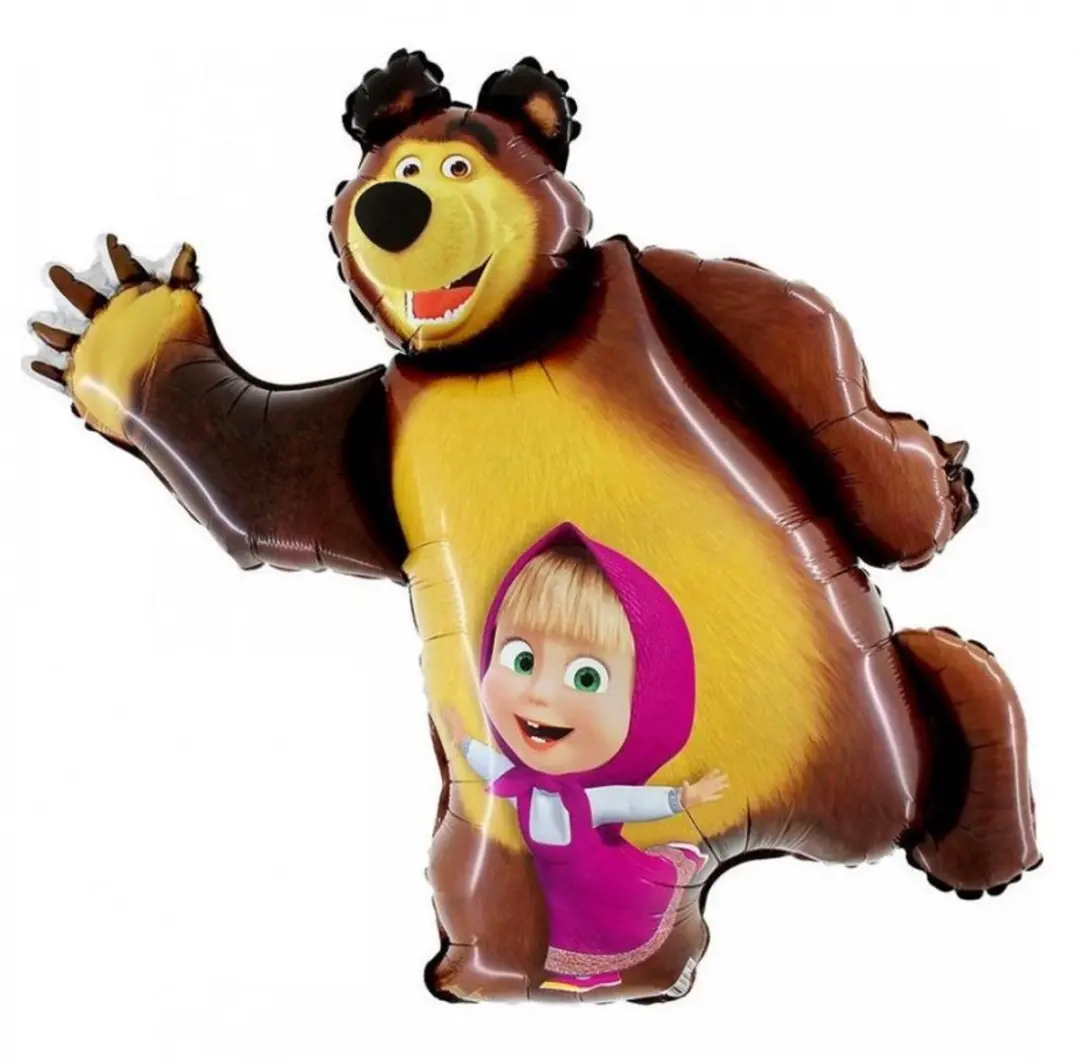 Grabo Masha en de Beer Folieballon 90x71cm