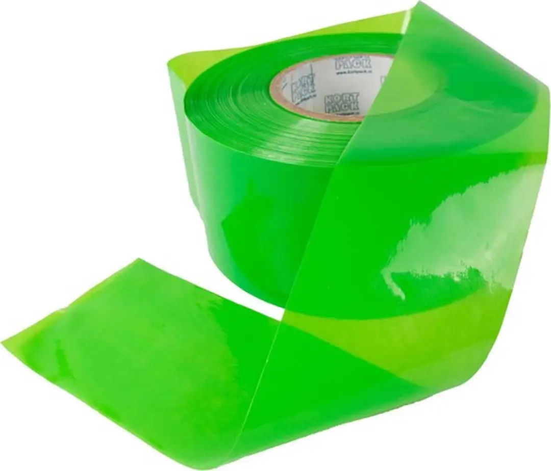 Kortpack Afzetlint 75mm x 100m - Grasgroen