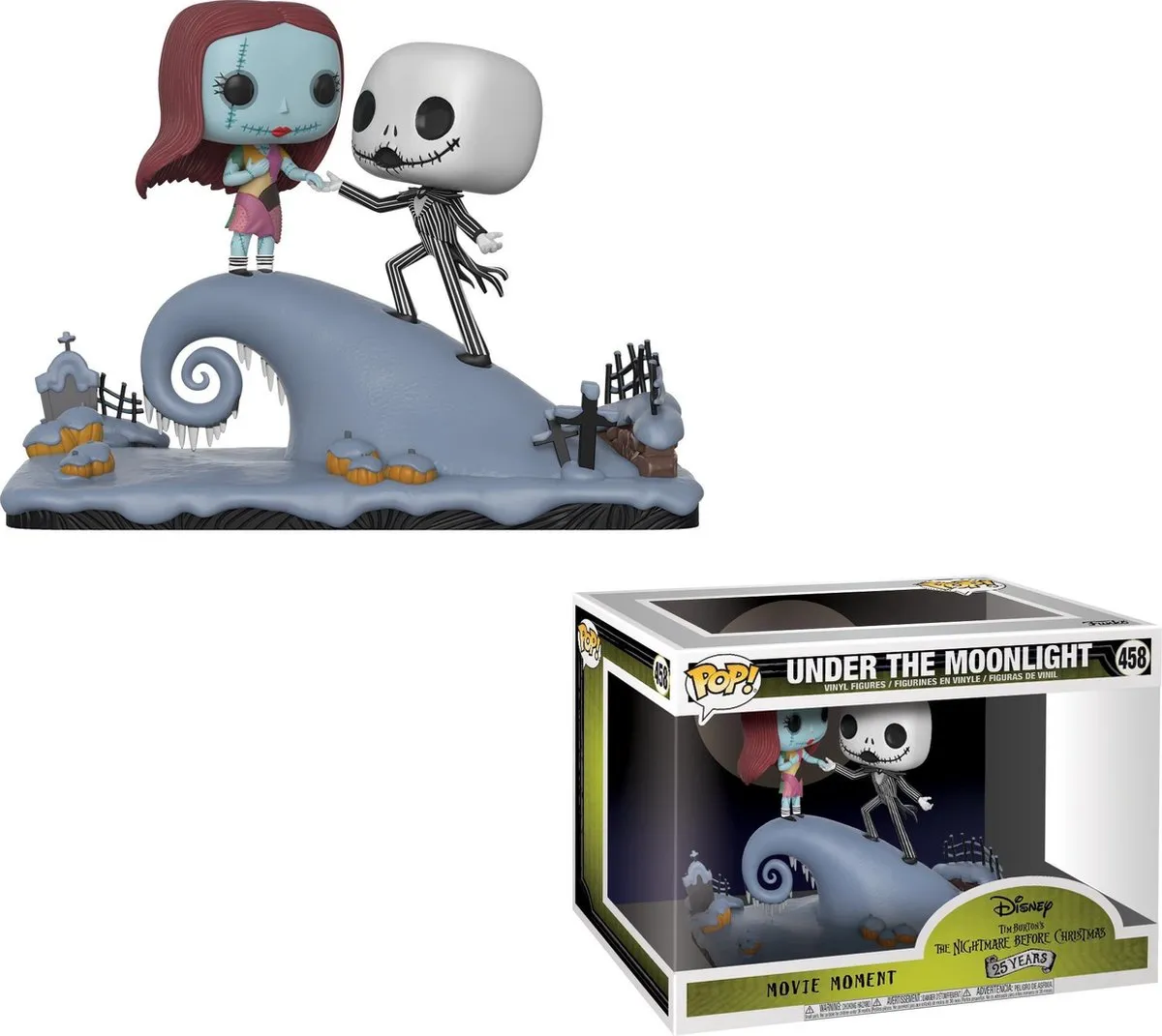 Funko Pop! Disney Movie Moments Under The Moonlight Jack & Sally FUN32834 - Multi