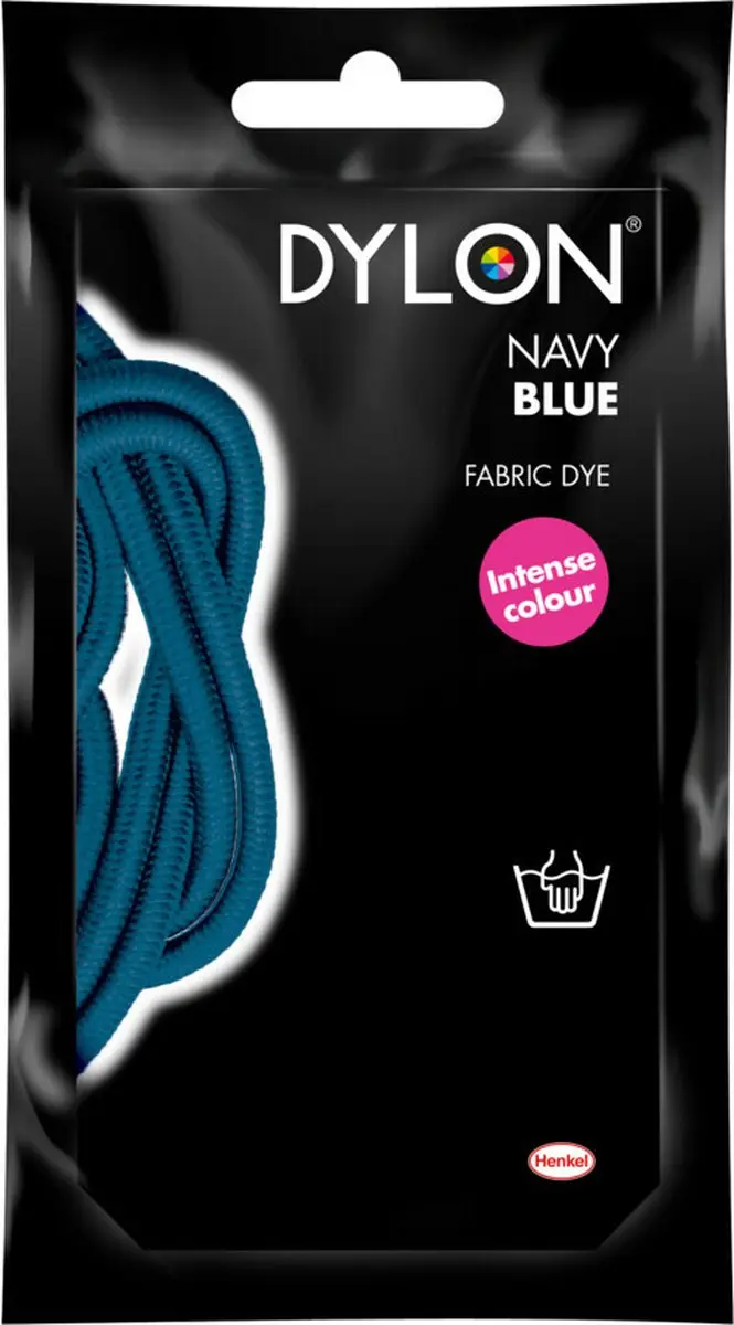 Dylon Handwas Textielverf Navy Blue 50g