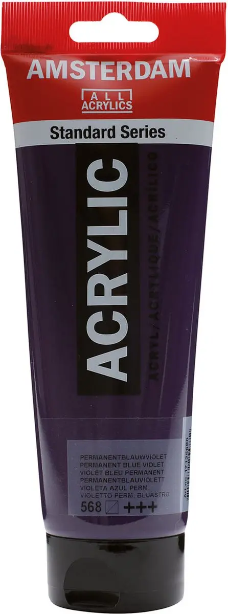 Amsterdam Standard Acrylverf 120ml - Permanentblauwviolet 568 - afbeelding 6 van 6