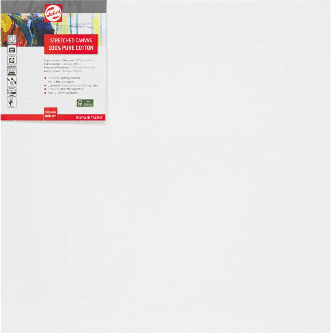 Talens Cotton Canvas 50x50cm - Assorted