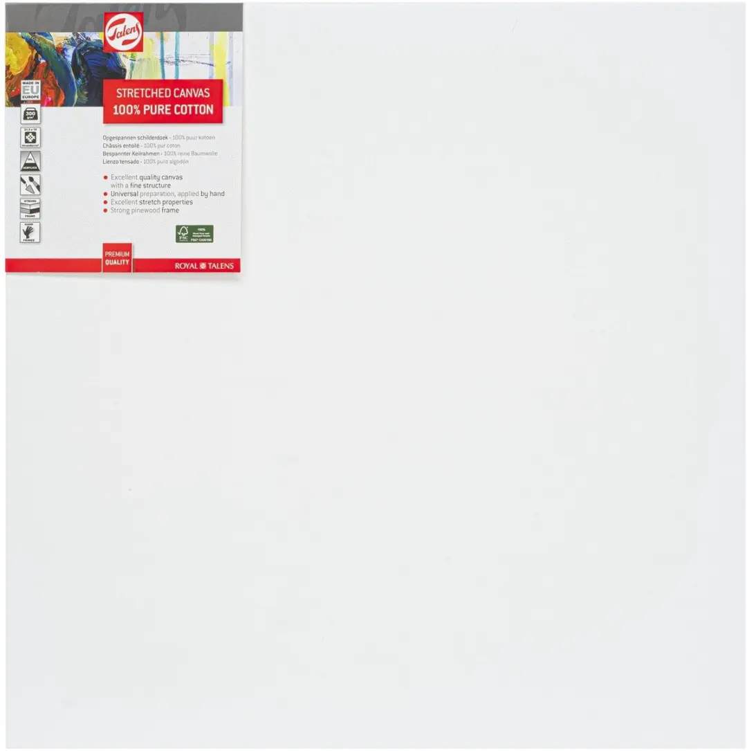 Talens Cotton Canvas 50x50cm - Assorted