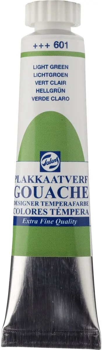 Talens Gouache Extra Fine Plakkaatverf Lichtgroen 20ml