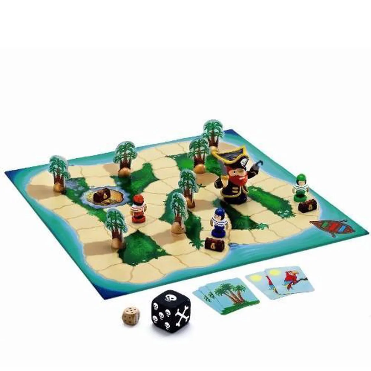 Djeco Big Pirate Gezelschapsspel - 2-4 spelers - DJ08423