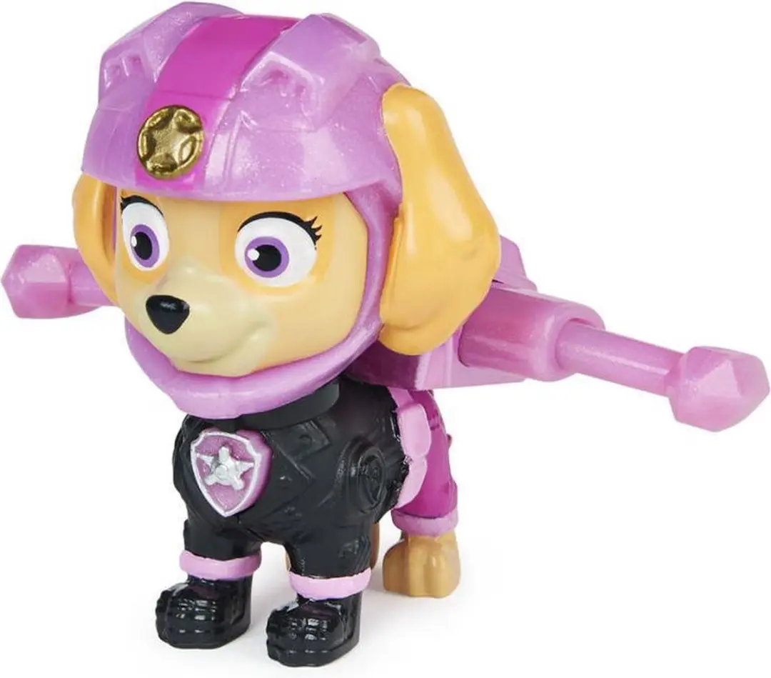 PAW Patrol Skye Moto Pups Verzamelfiguur - Politiebadge - Roze