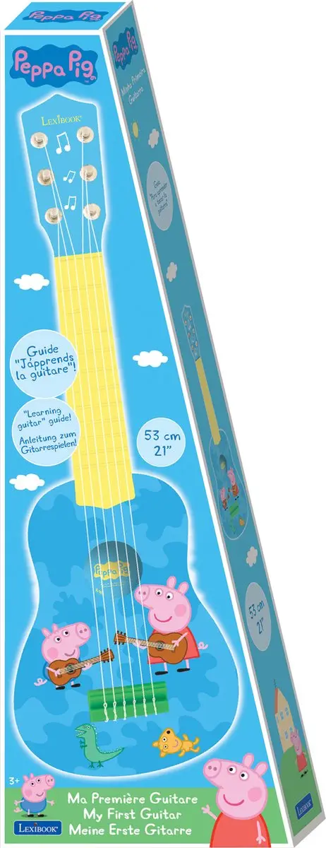 Peppa Pig Mijn Eerste Gitaar - 53 cm - Multi Color