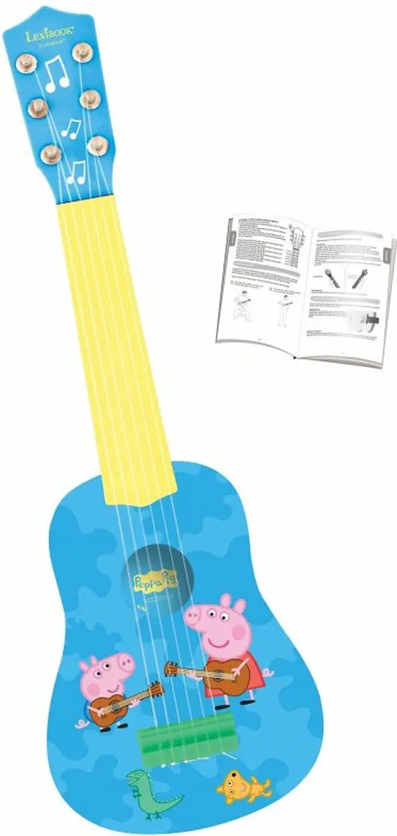 Peppa Pig Mijn Eerste Gitaar - 53 cm - Multi Color