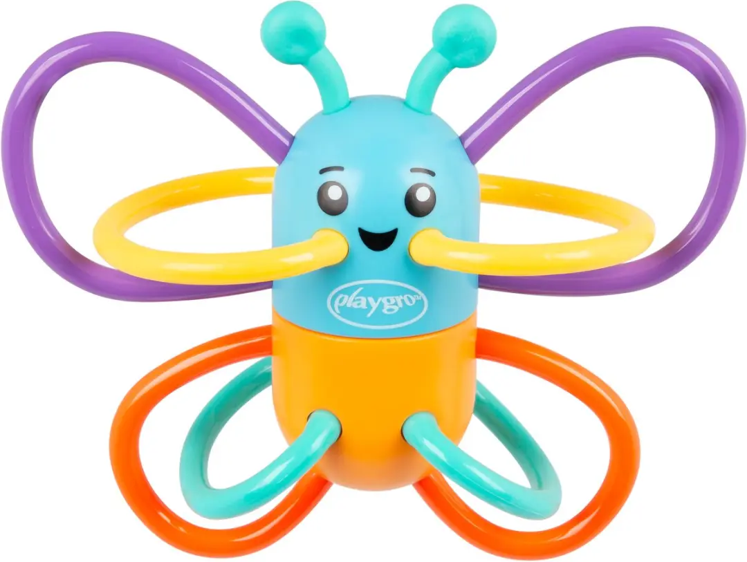 Playgro Click Clack Butterfly Rammerlaar - Oranje
