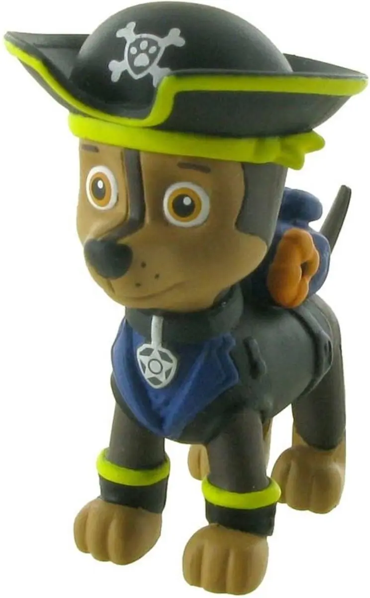 PAW Patrol Pirate Pups Chase Taarttopper 6cm - Multicolor