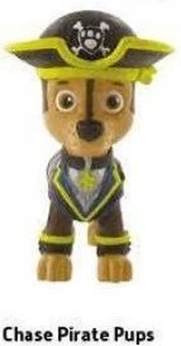 PAW Patrol Pirate Pups Chase Taarttopper 6cm