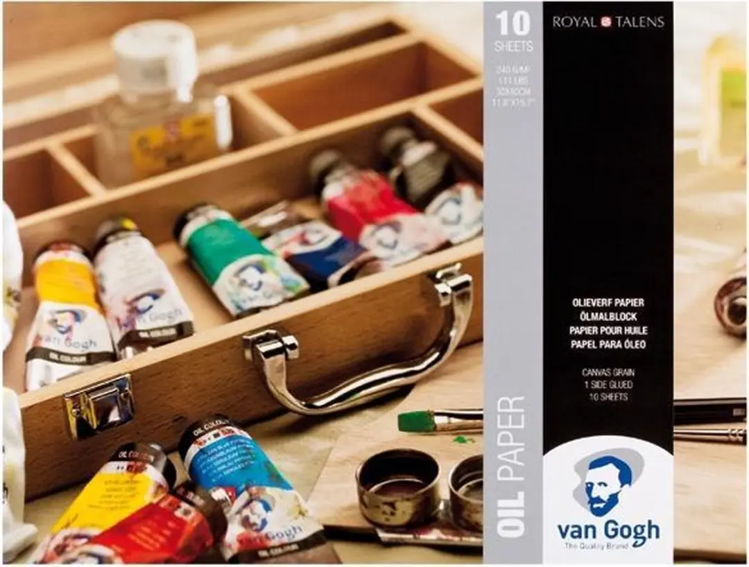 Van Gogh Olieverfpapier Wit
