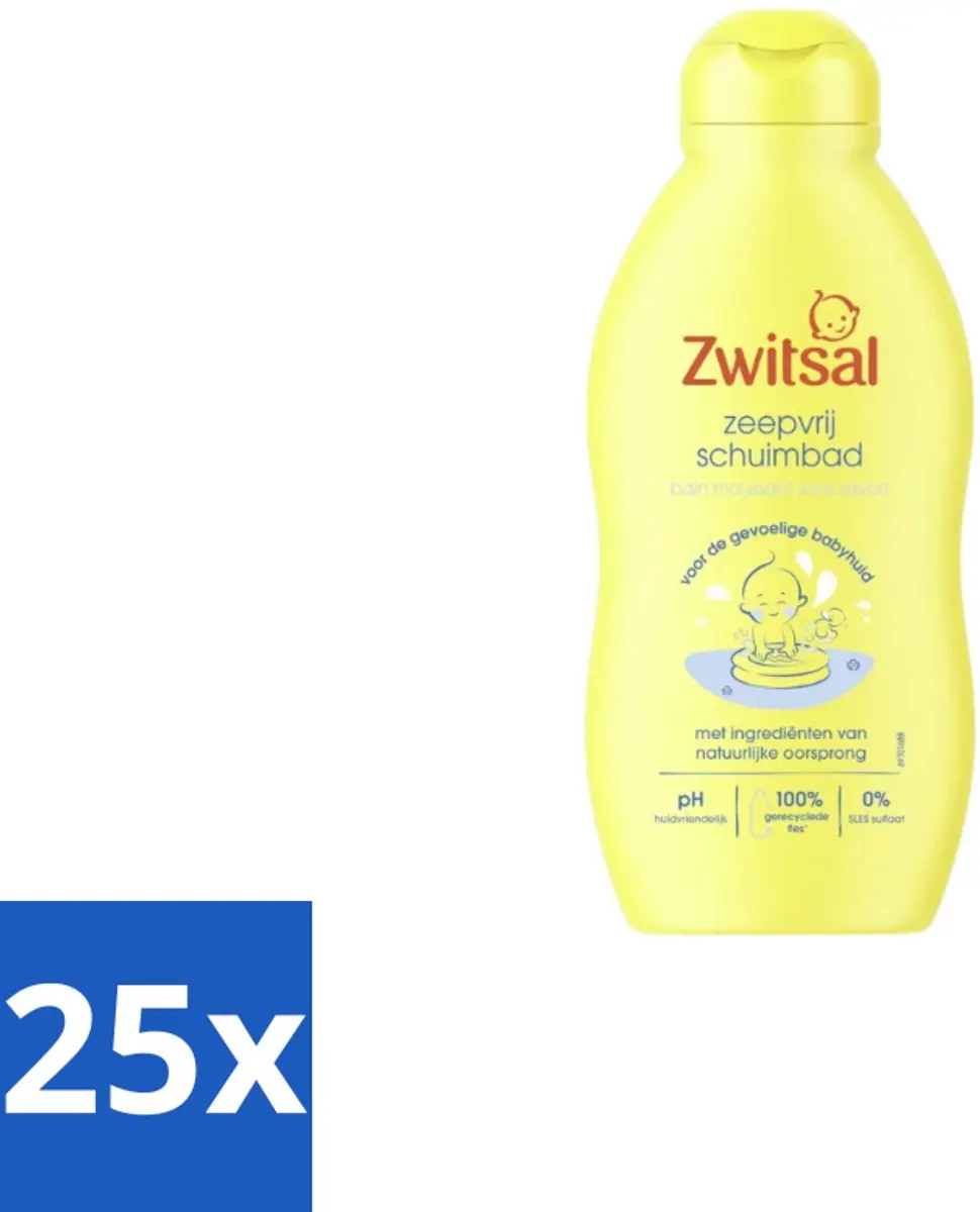 Zwitsal Schuimbad Zeepvrij 200ml