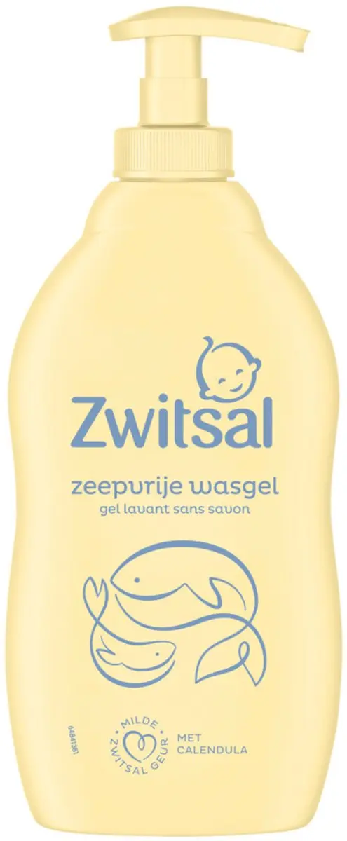 Zwitsal Zeepvrije Wasgel 400ml - 5 Stuks