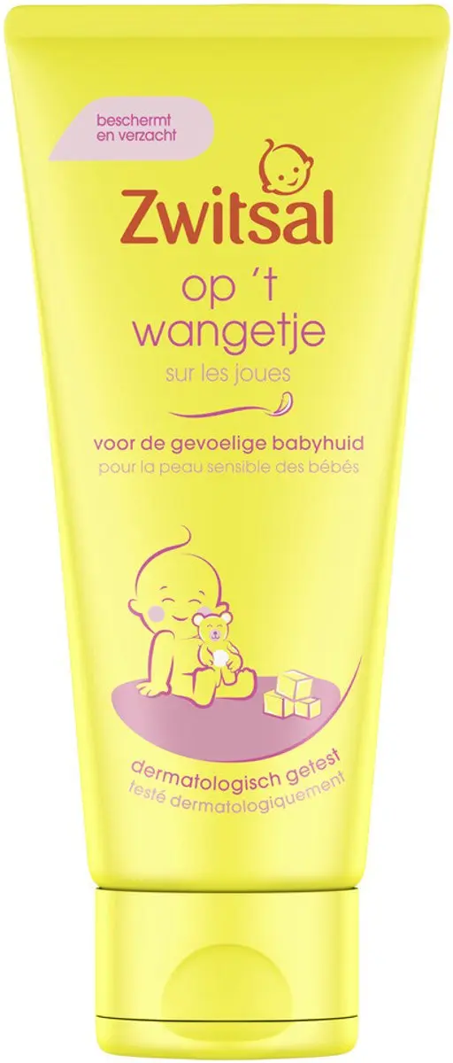 Zwitsal Gezichtscrème Op 't Wangetje 100ml - 5 Stuks