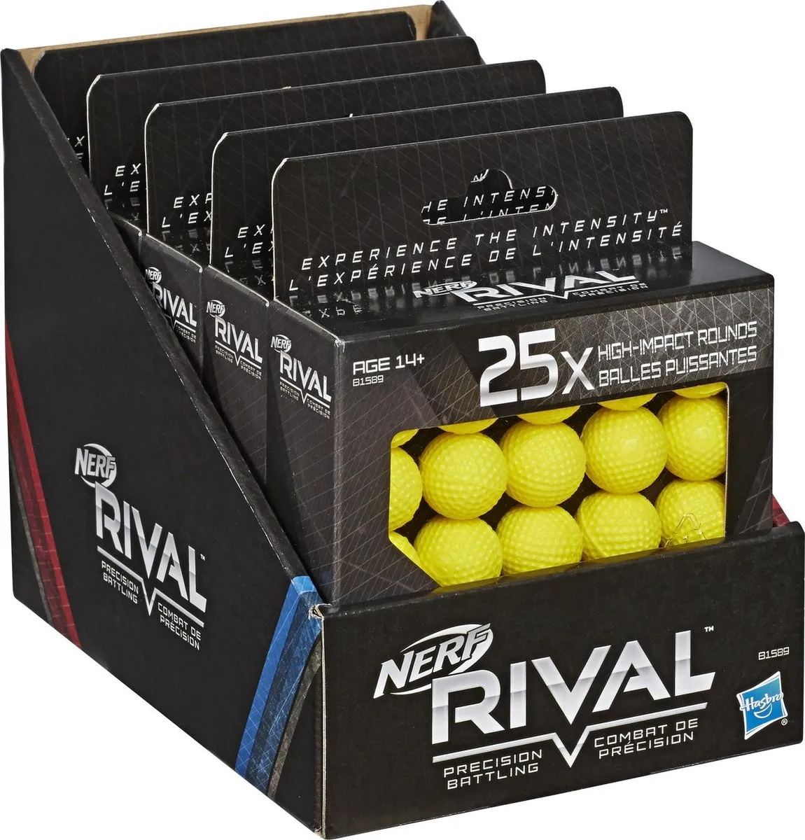 Nerf Rival Round Refill B1589 - 25 Stuks Geel