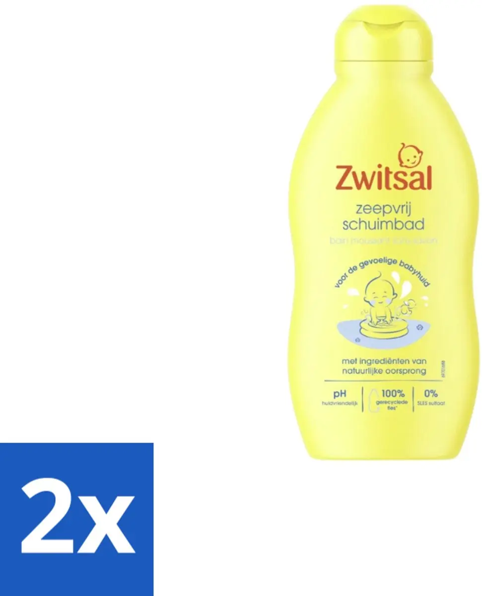 Zwitsal Schuimbad Zeepvrij 200ml