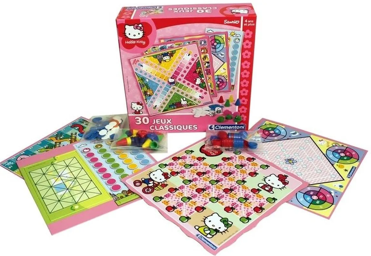 Clementoni Hello Kitty 30 Klassieke Spellen