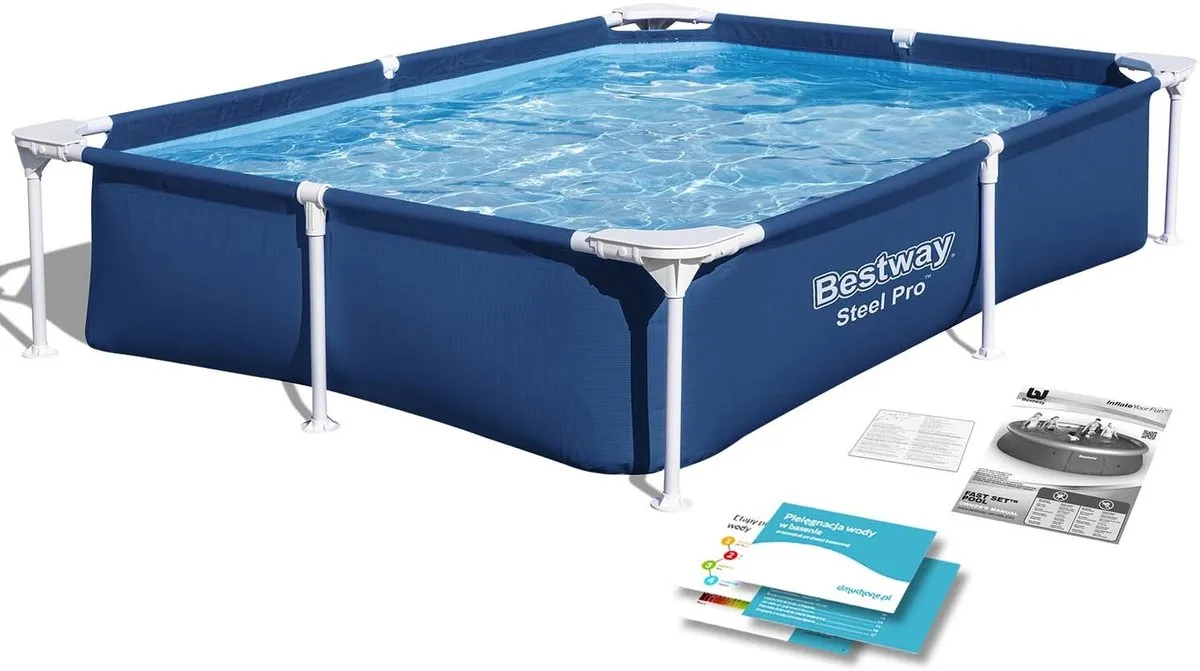 Bestway Steel Pro Zwembad 221x150x43cm