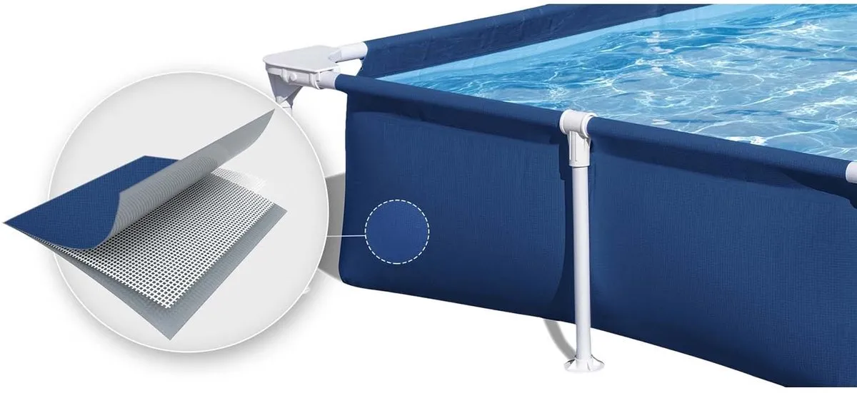 Bestway Steel Pro Zwembad 221x150x43cm - 1200L - Blauw
