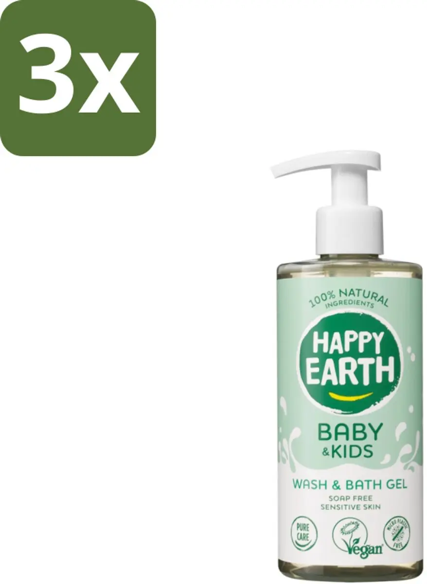 Happy Earth Was & Badgel Baby Wasgel 300ml
