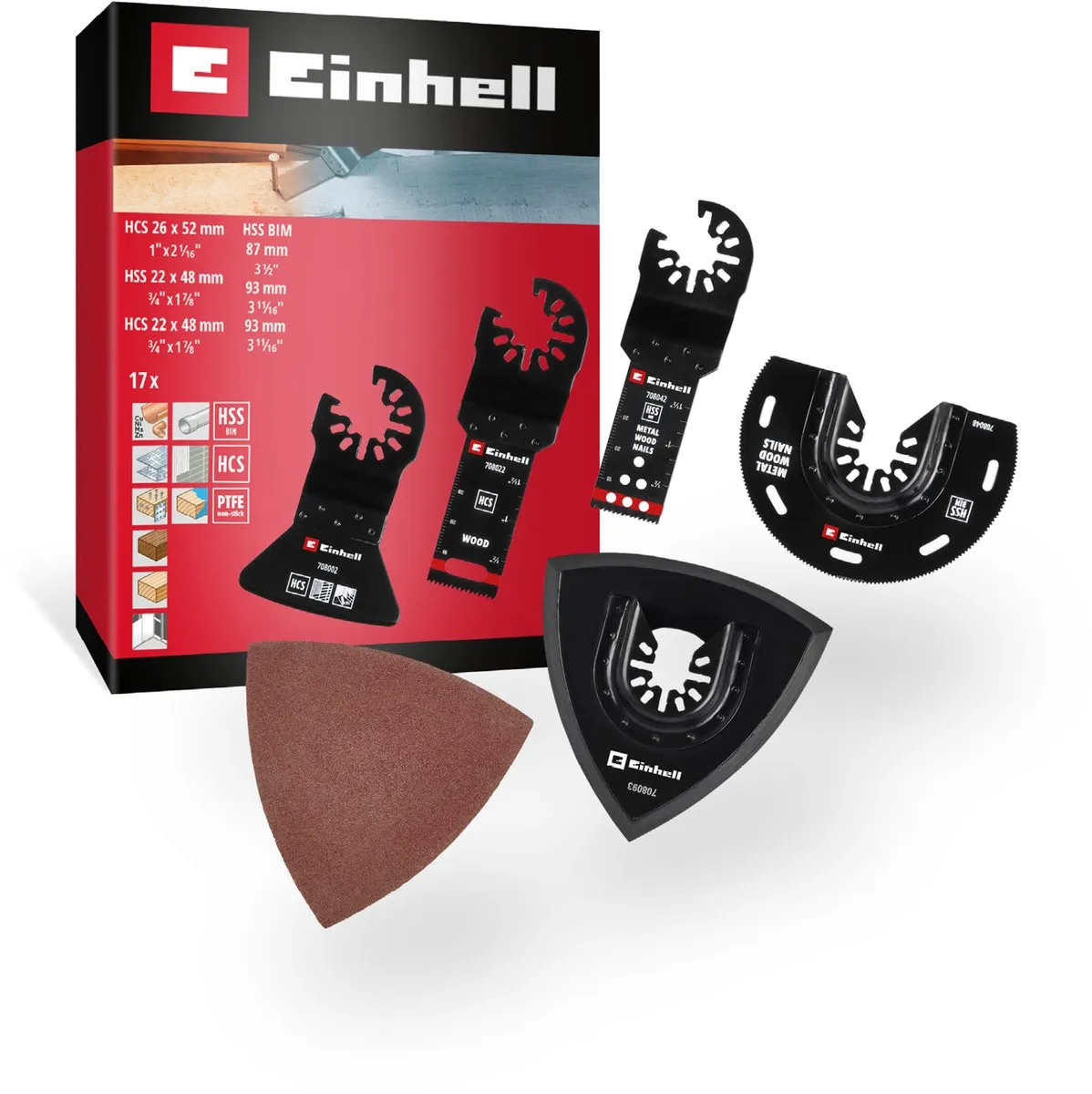 Einhell 708117 Bimetaal Multitool Set