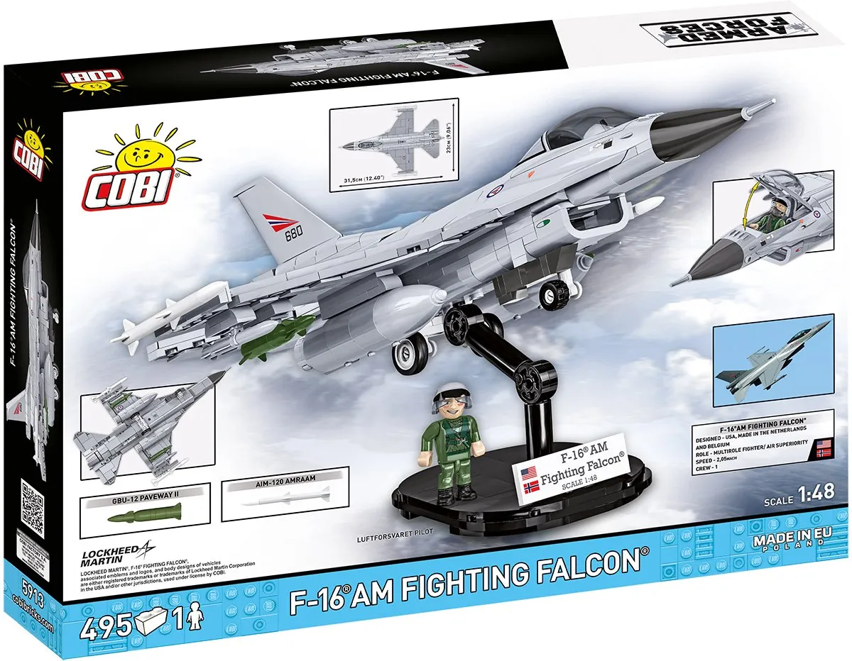 Cobi 5913 F-16AM Falcon - 495 Stukken